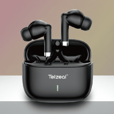 Wireless Bluetooth Telzeal TS7 Headphones with Deep Bass, Noise Isolation, Long Battery Life Audio
