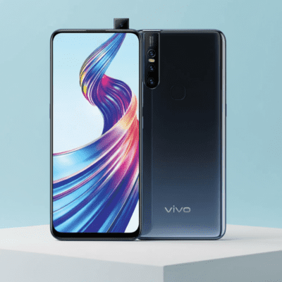 **Vivo V15 Smartphone Frozen Black Single SIM 8GB RAM 256GB Storage, Pop-Up Camera Android Mobile**