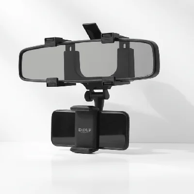 DOLF Car Rearview Mirror Bracket, 360° Rotation, One Hand Pick and Place, Multi Vehicle Compatibility, Model CHDF30
