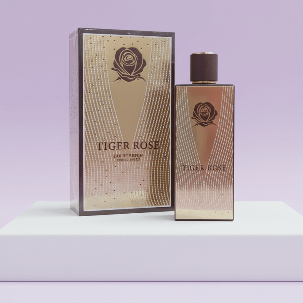 TIGER Rose Eau de Women Perfume 100ML, for Floral Fruity Long-Lasting Elegant Luxury Fragrance.