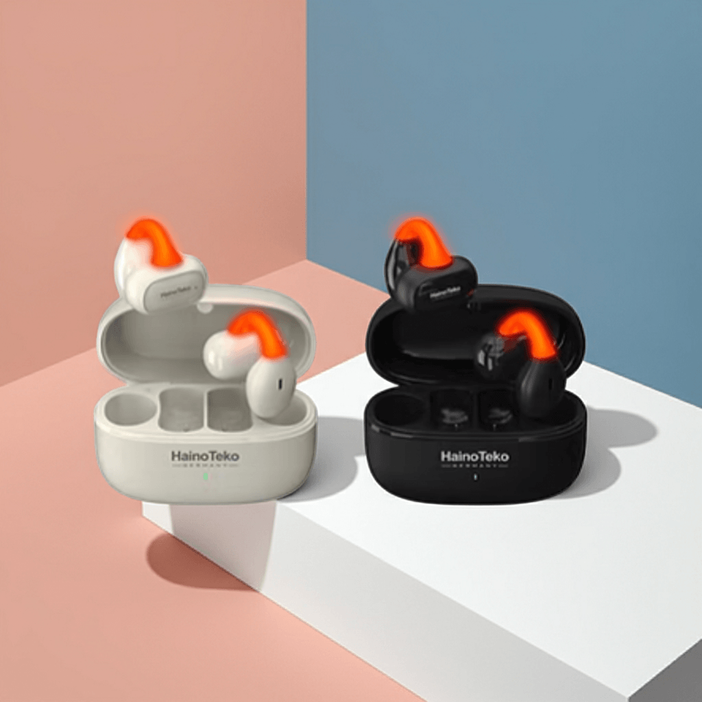 Bluetooth Earphone Haino Teko Germany OWS-H5, TWS, 6 Hours Earphone Playtime, 20 Hours with Charging Box