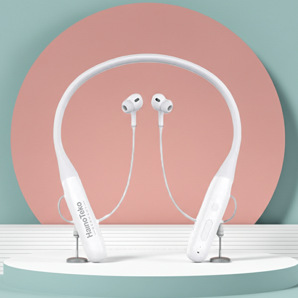 Haino Teko Germany HN100 Wireless Neckband Earphones, with Deep Bass, Long Battery, and Bluetooth Connectivity