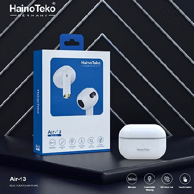 Haino Teko Germany Air-13 True Wireless Earphones, with Deep Bass, Clear Sound, and Long Battery (2)