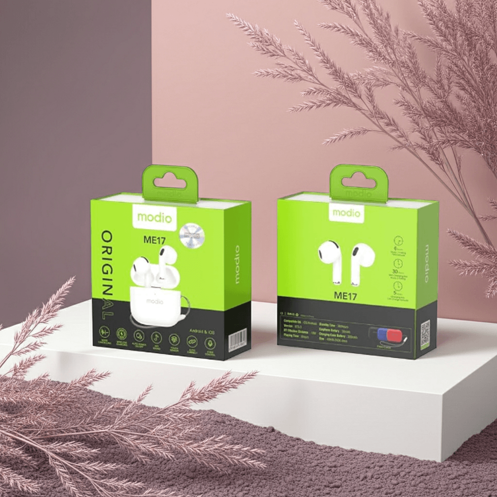 Wireless Bluetooth Modio ME-17 Original Headphones, with Deep Bass,