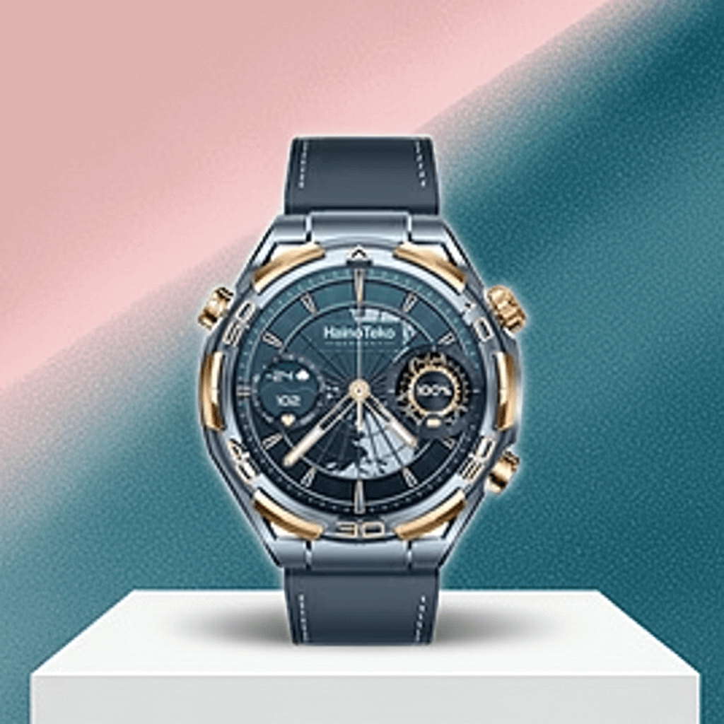 Haino Teko Germany RW‑69 Waterproof Smartwatch Sleek German-style waterproof smartwatch with 1 GB built-in storage, AMOLED display, Bluetooth calling,'