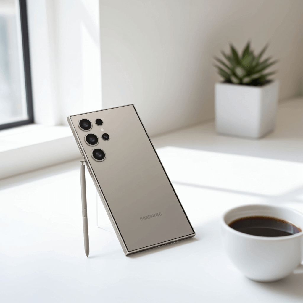 Samsung Galaxy S24 Ultra Dual SIM Titanium Black 12GB RAM 256GB 5G - UAE Version''