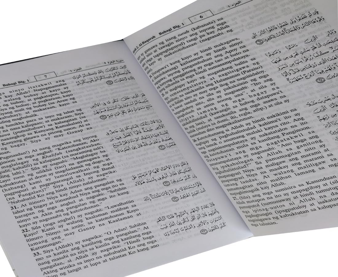Arabi to Filipino Language Al-Quran, Al-Kareem Quran Majeed, Quran Books, For Islam,(Size 14x21cm)