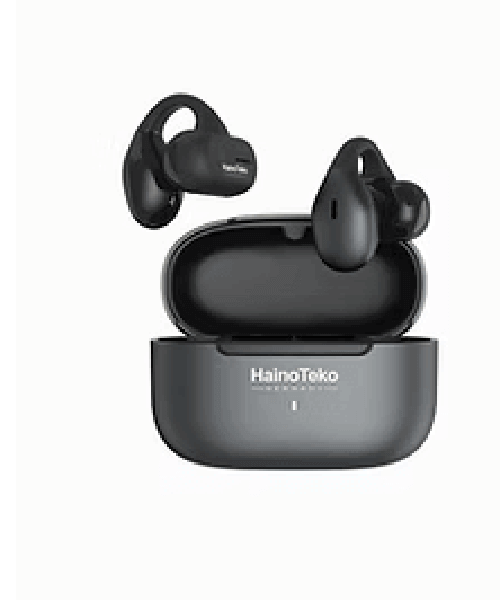 Haino Teko Germany OWS H2 True Wireless Earphone, With Super Clear Mic and High Bass Sound Quality ( Black