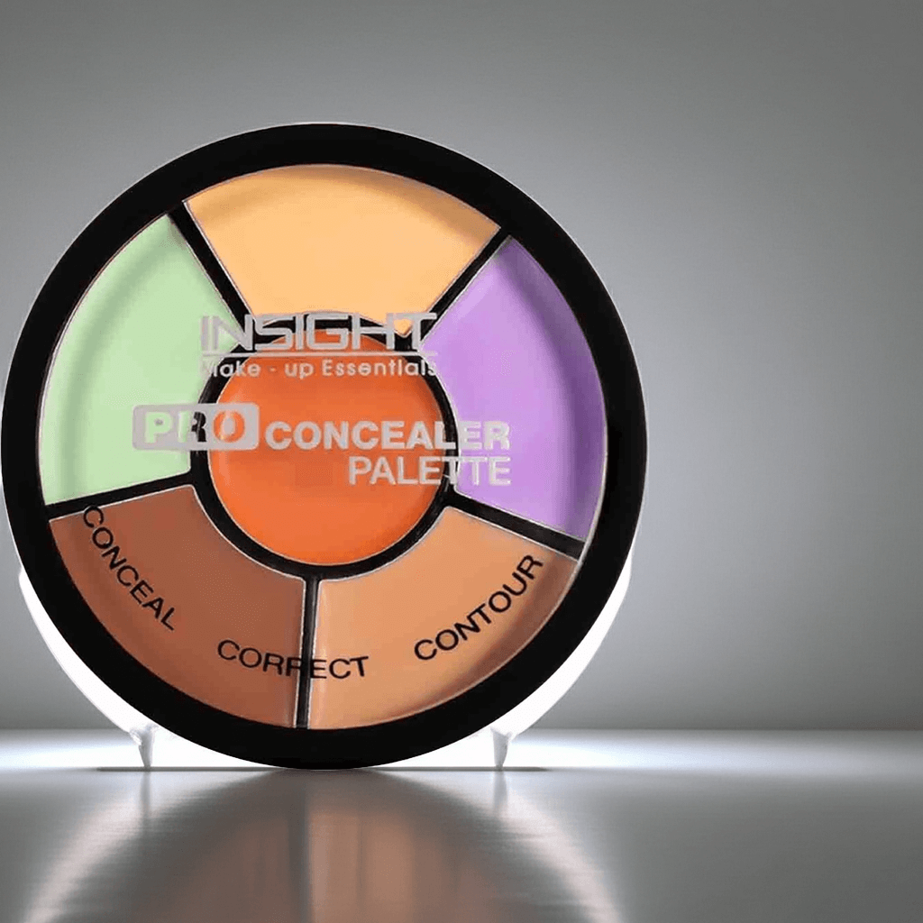 INSIGHT Cosmetics Pro Natural Powder, Concealer Palette with Correctors, Smooth Coverage, Lightweight Formula, Long Lasting Finish, 15gm