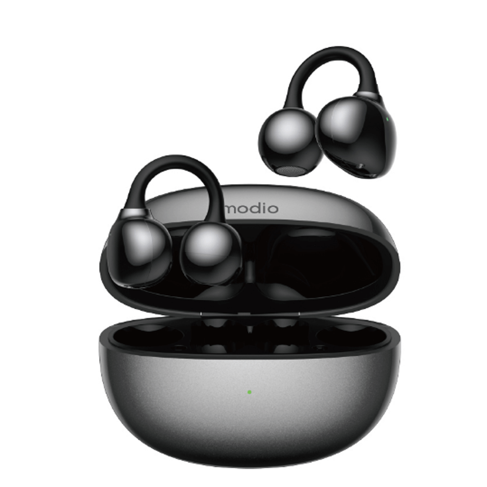 Modio Ows-02 Wireless V5.4 Bluetooth Headphone, Clear Calls Comfortable to Wear.