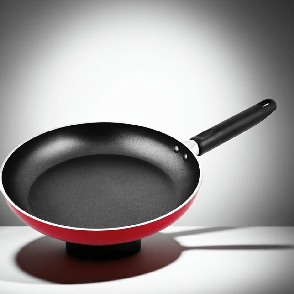 Prestige Classique 3X Ultra Tough Fry Pan, 10.25 Inch (26 cm) in Red, for exceptional durability.