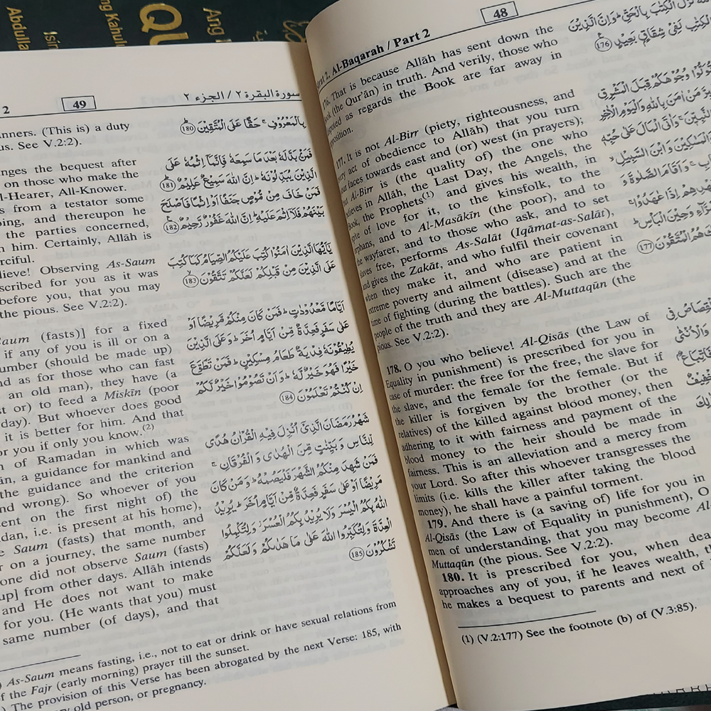 The Noble Quran Arabic to English,,