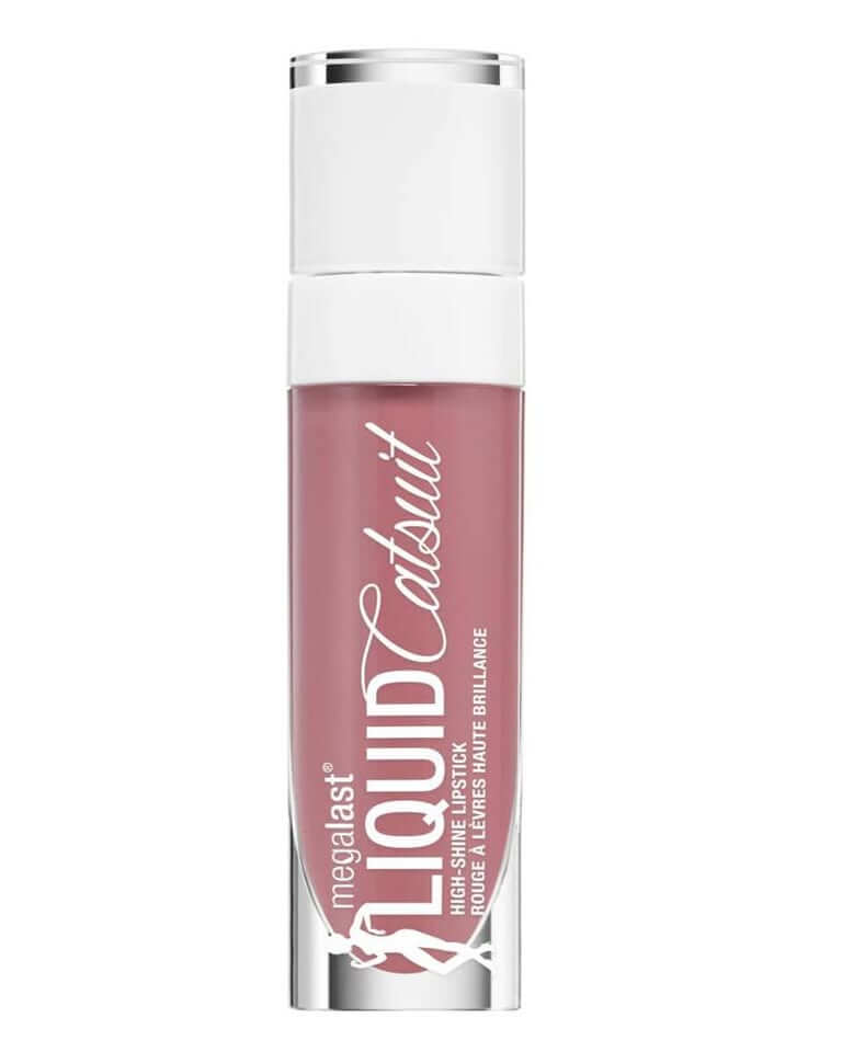 Wet n Wild Megalast Liquid Catsuit High Shine Lipstick in Send Nudes - Gorgeous Glossy Finish! (3) High Shine Nude Lipstick Glossy Liquid Catsuit Lip Color Send Nudes Glossy Lipstick Wet n Wild High Shine Mirror Gloss Nude Lip