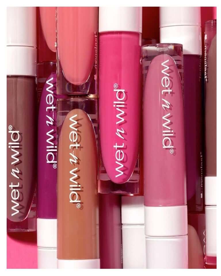 Wet n Wild Megalast Liquid Catsuit High Shine Lipstick in Send Nudes - Gorgeous Glossy Finish! (4) High Shine Nude Lipstick Glossy Liquid Catsuit Lip Color Send Nudes Glossy Lipstick Wet n Wild High Shine Mirror Gloss Nude Lip