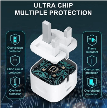 DOLF 35W Quick Charger USB-C, Adapter with USB C to USB C Data Cable Power Cable (3) DOLF 35W Quick Charger USB-C, Adapter with USB C to USB C Data Cable Power Cable