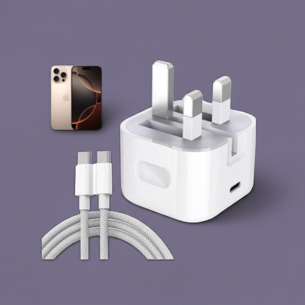 DOLF 35W Quick Charger USB-C, Adapter with USB C to USB C Data Cable Power Cable (4)