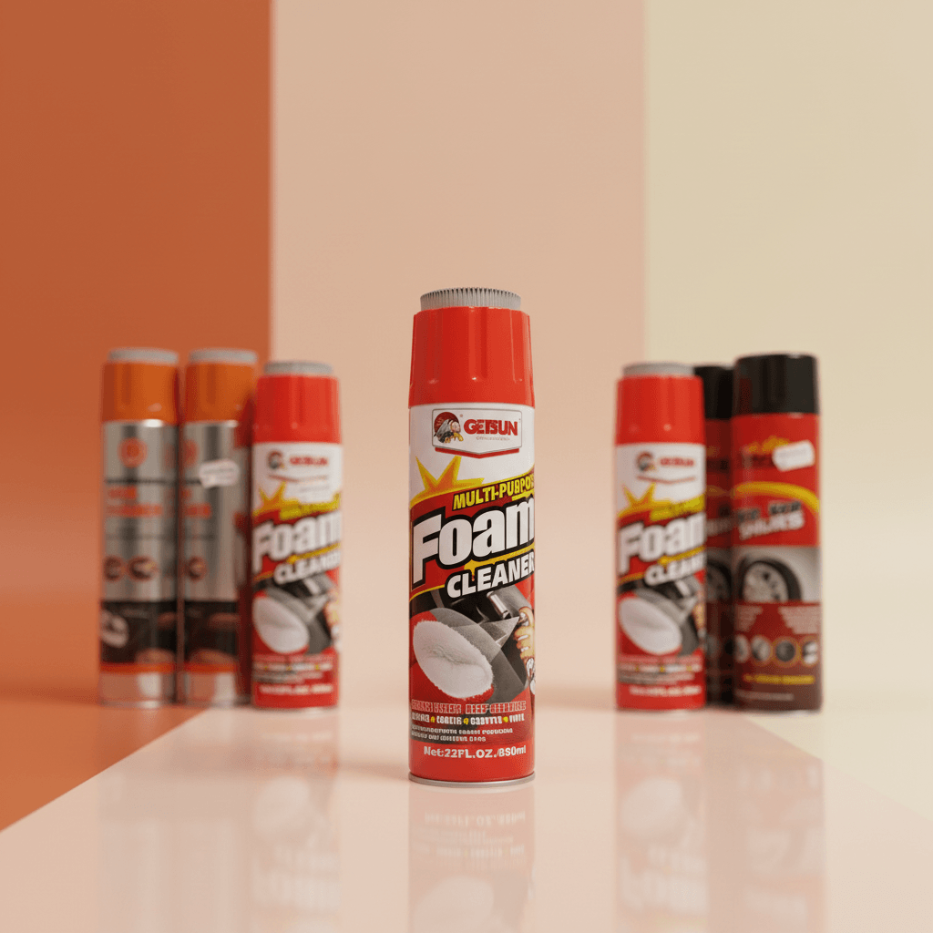 GETSUN Multi-Purpose Foam Cleaner, Strong Effect Deep Cleaning, (3)