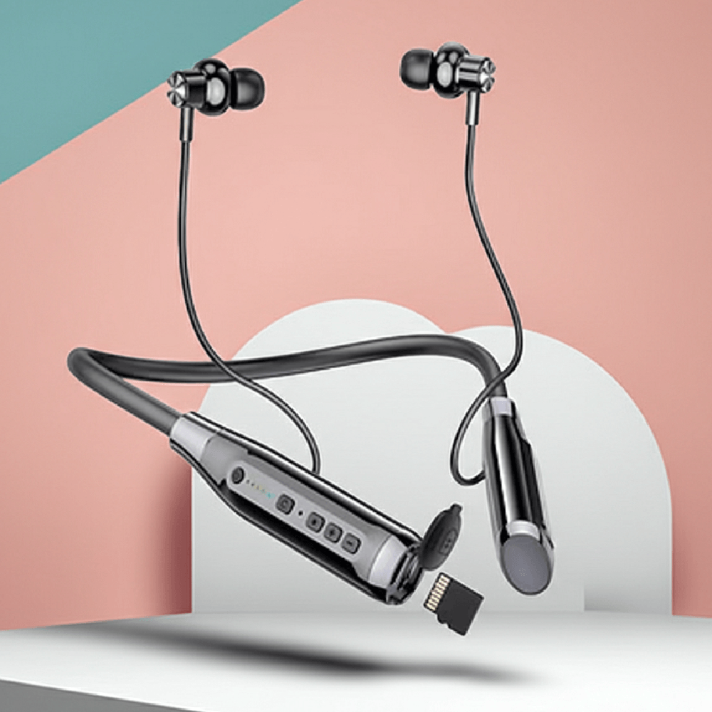 Haino Teko Germany HN120 Bluetooth, Neckband Wireless Earphones with Deep Bass, Long Battery Life, Magnetic Earbuds & HD Calling