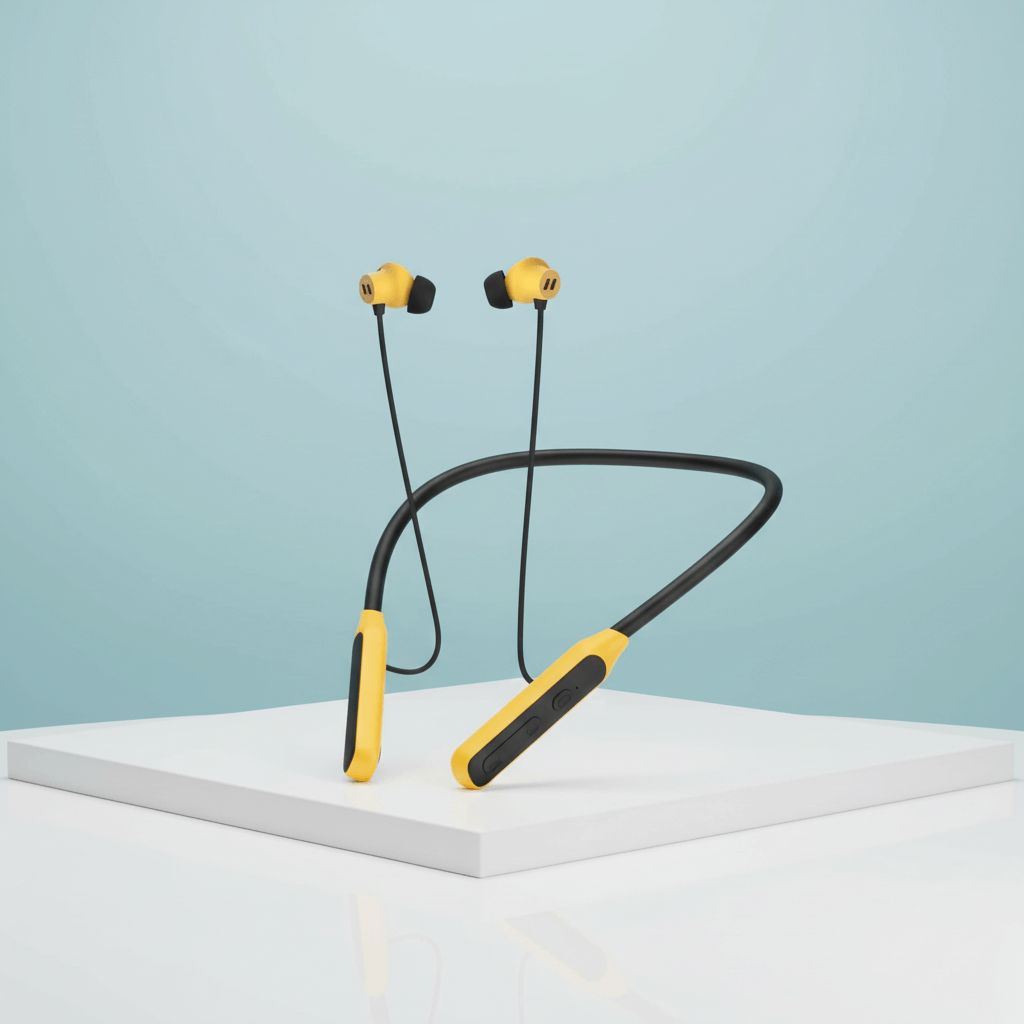 Haino Teko Germany HN41 Neckband Wireless Earphones, with Deep Bass, Bluetooth Connectivity and Long Battery Life