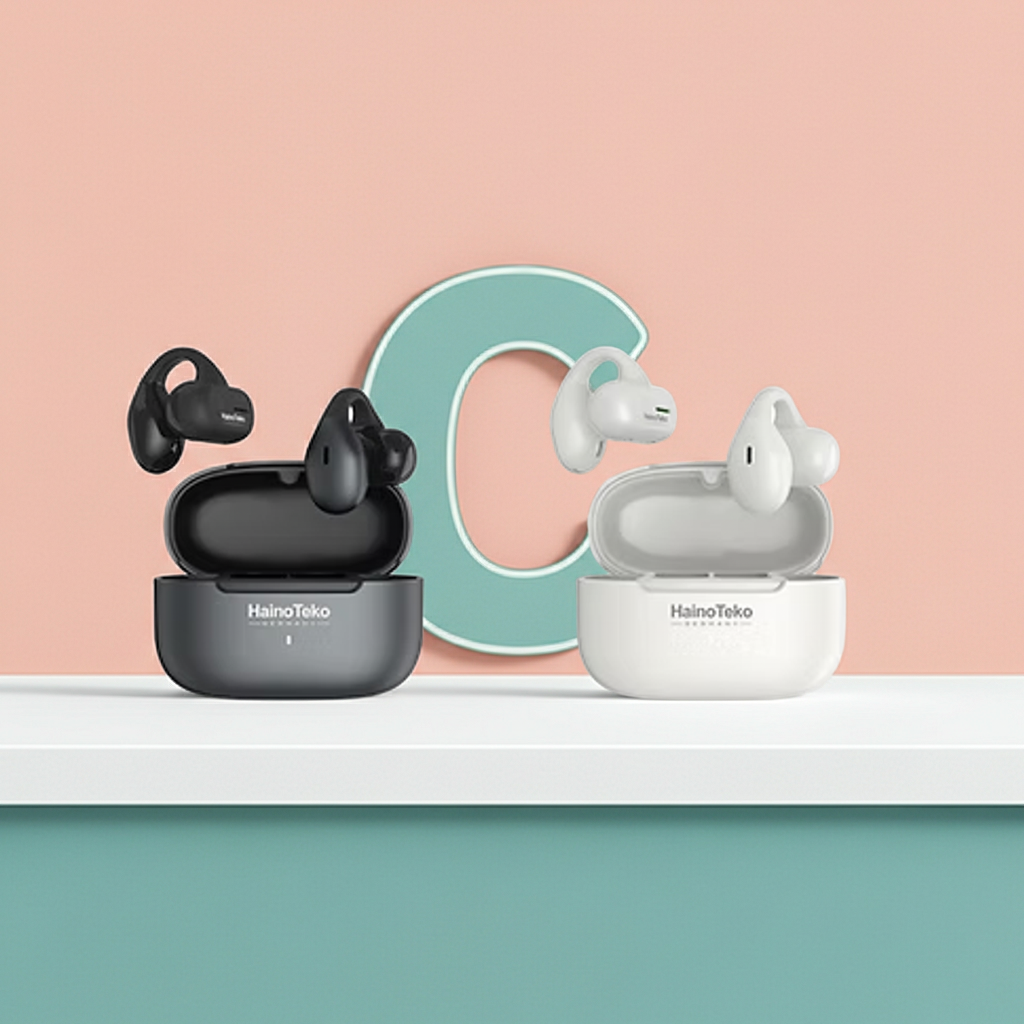 Haino Teko Germany OWS-H2 True Wireless Earphone, With Super Clear Mic and High Bass Sound Quality (13) Haino Teko Germany OWS-H2 True Wireless Earphone