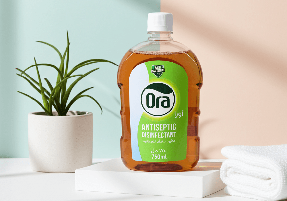 Ora Antiseptic Disinfectant Antibacterial Liquid, 750ml Powerful Germ Protection for Home and Personal Hygiene Daily