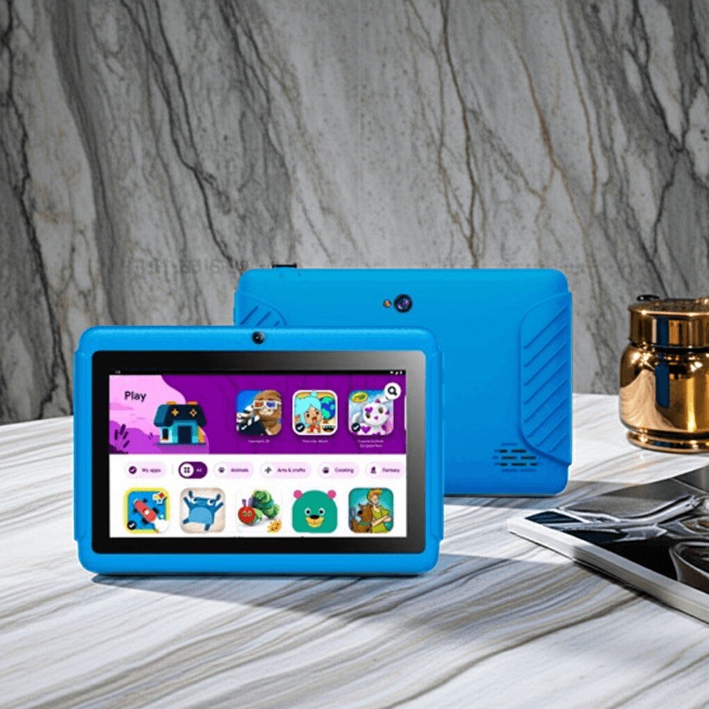 Oteeto TAB 4 Kids is Specially Designed, 7 Inch 1024x600 Resolution 4GB RAM and 128 GB of Internal Storage