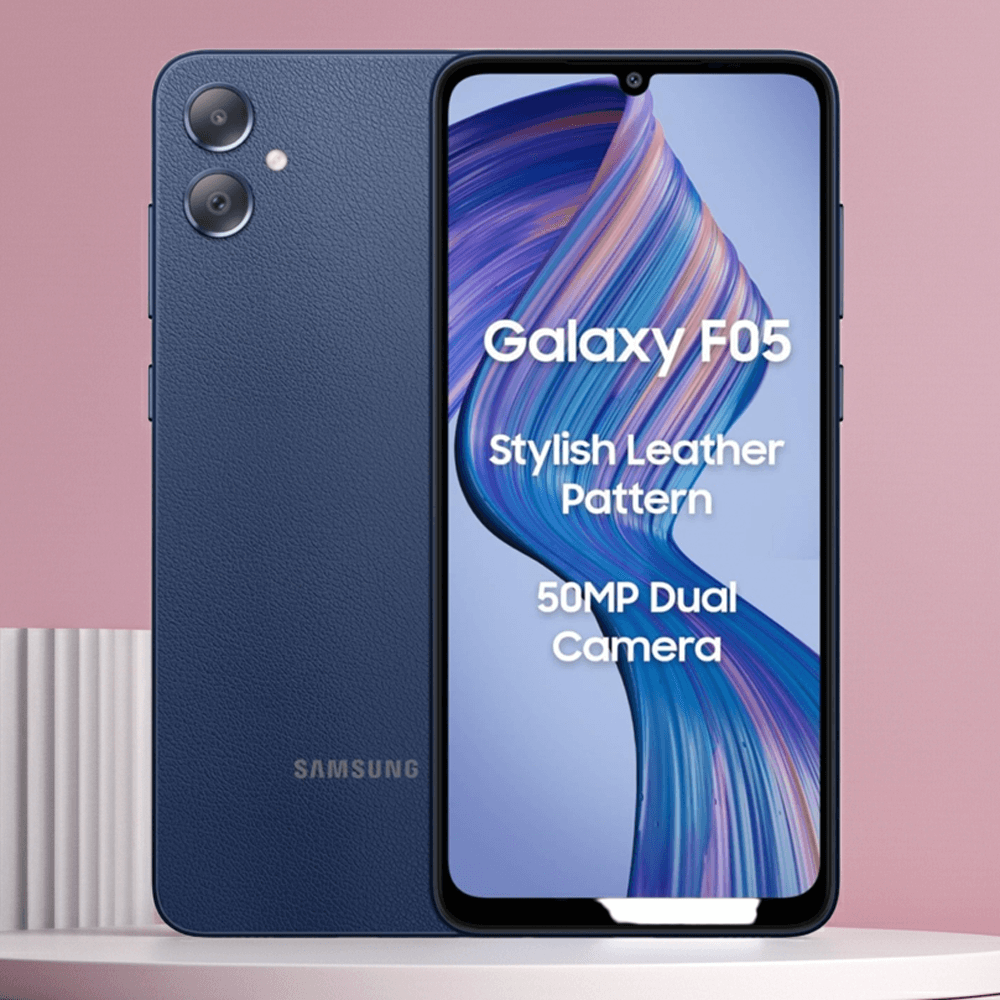 Samsung Galaxy F05 Twilight Blue Smartphone 4GB RAM 64GB Storage,