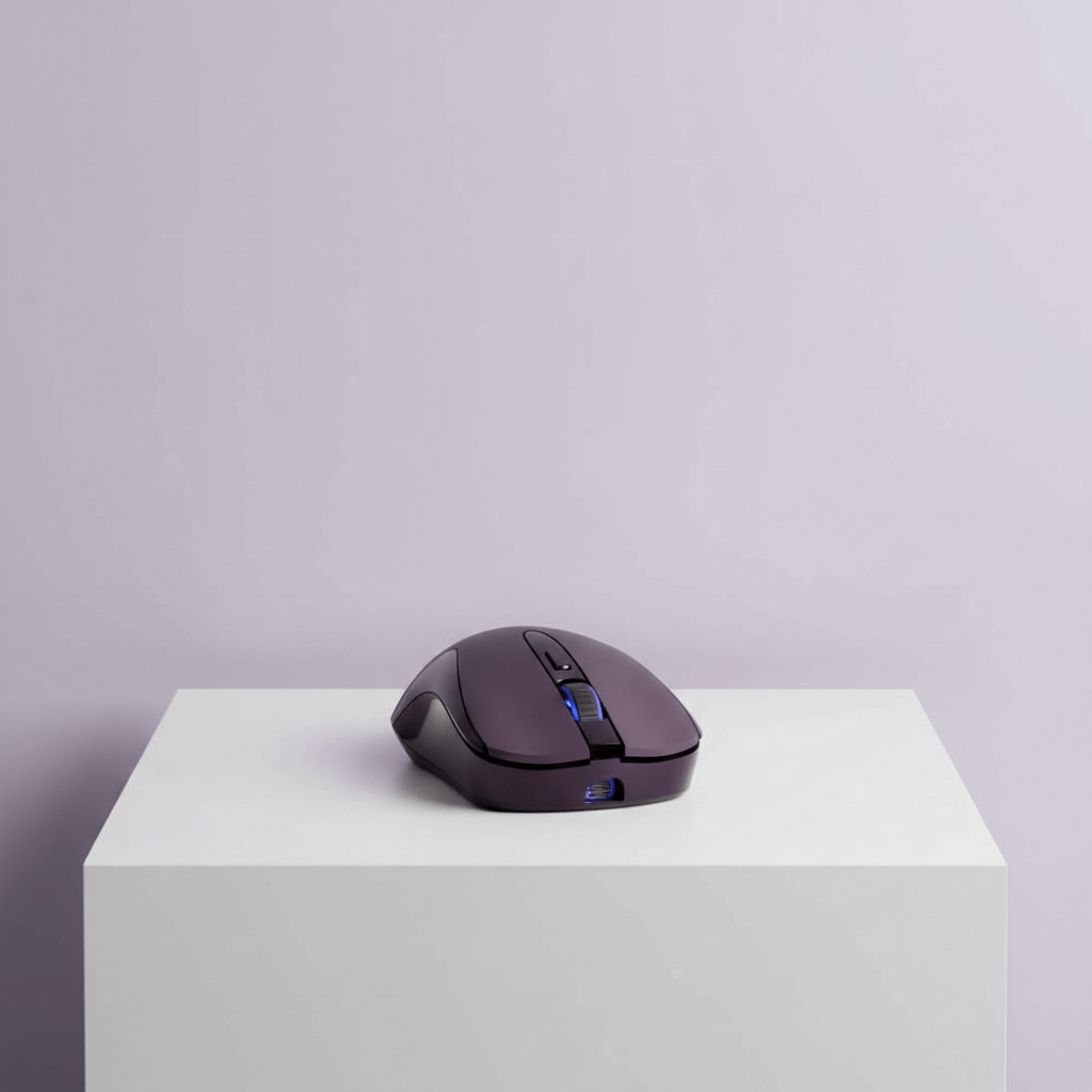 TRANDS Rechargeable Wireless 2.4G Mouse, K-W019M Silent Click Ergonomic Design USB Receiver for Laptop PC (3)