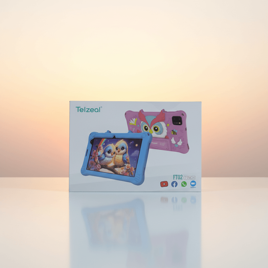 Telzeal p702 Kids Tablet 7 Inch 6GB RAM 256 GB Storage, Android 13 Battery 4000mAh.