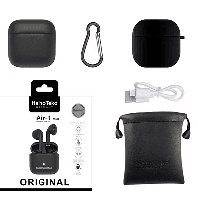 Haino Teko Germany AirPods Air-1 mini Wireless Bluetooth Earbuds, with Clear Sound and Smart Touch Control
